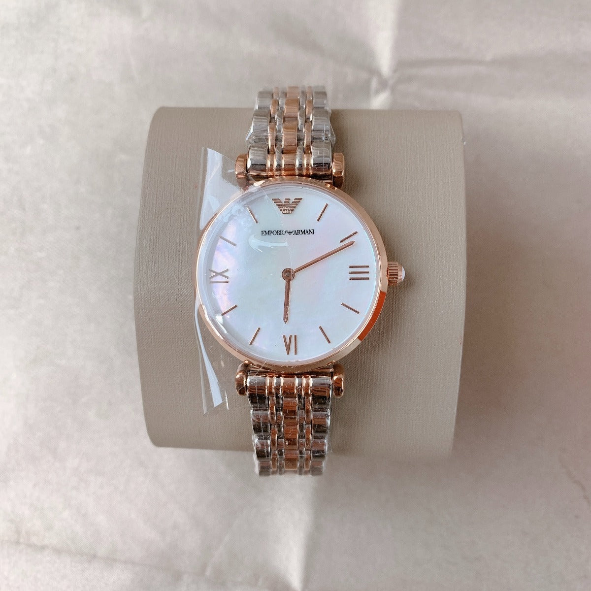 Emporio Armani AR1683 Women's Two-Hand Two-Tone Stainless Steel Watch Emporio Armani AR1683 Women's Two-Hand Two-Tone Stainless Steel Watch